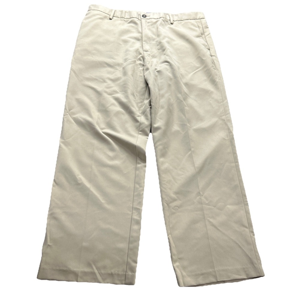 Dockers Mens Khaki Pants 38x30 Straight Fit D2 Beige Trousers 29.5 Inseam